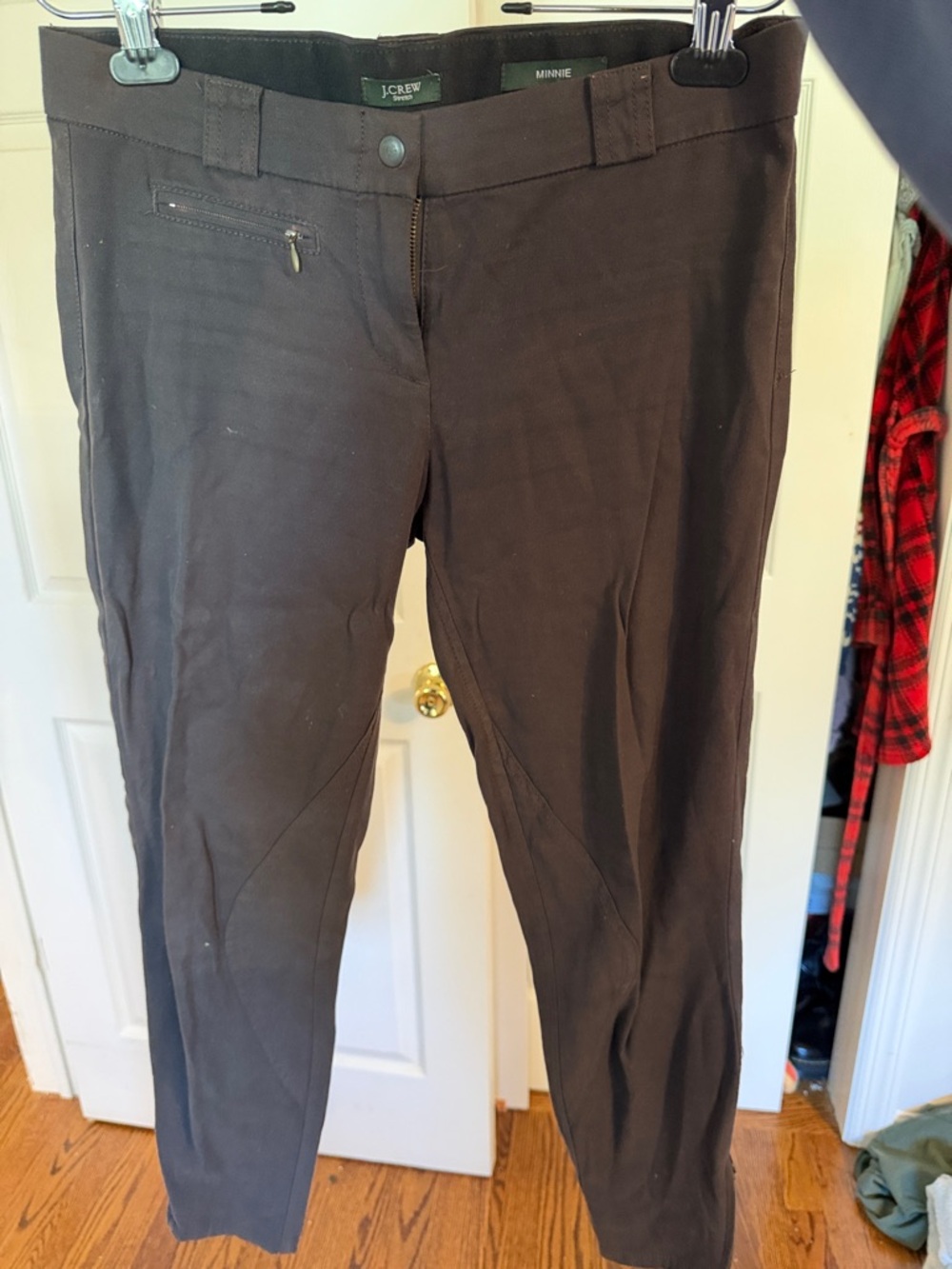 J. Crew Brown Slim Stretch Minnie Pants